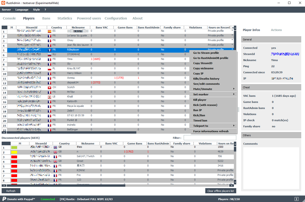 RUST Admin Logger Plugin (How to Install, Configure & Use)