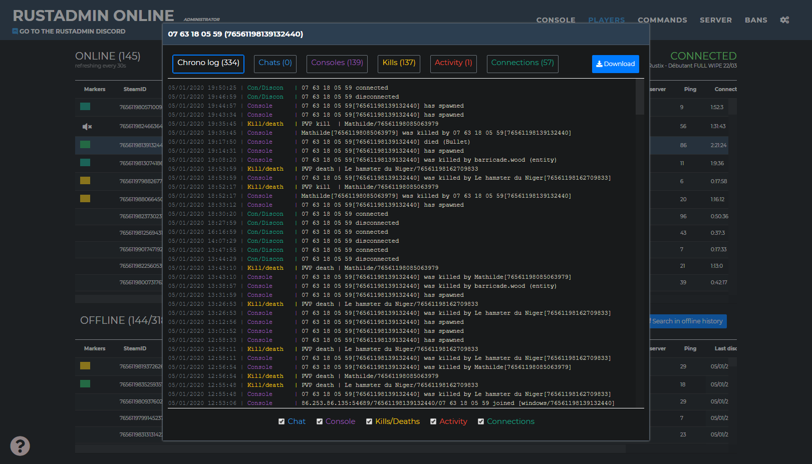 Rcon password rust фото 3