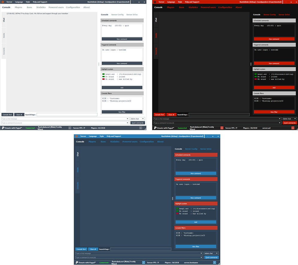 Quantum Admin Commands